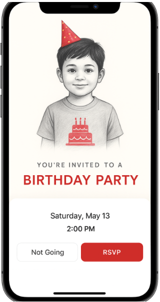 Birthday Invitation Card